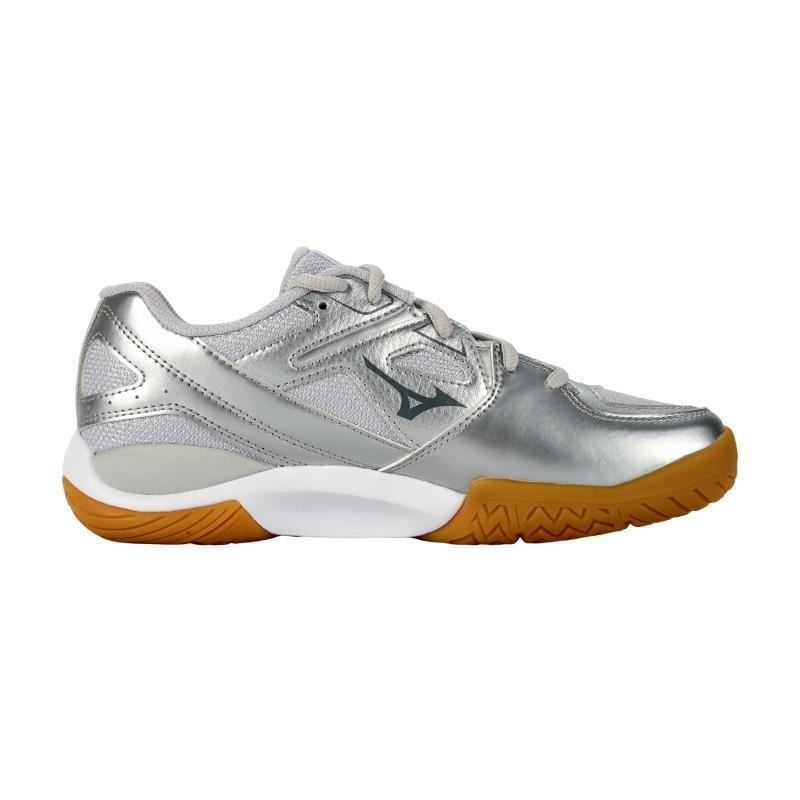 Mizuno WAVE SMASH CN unisex badminton sneakers millennium silver 71GA253002