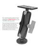 1.5" Ball Fishfinder Mount and Universal Mounting Plate with 15cm Double Socket Arm for Boats/kayak  Compatible with Garmin