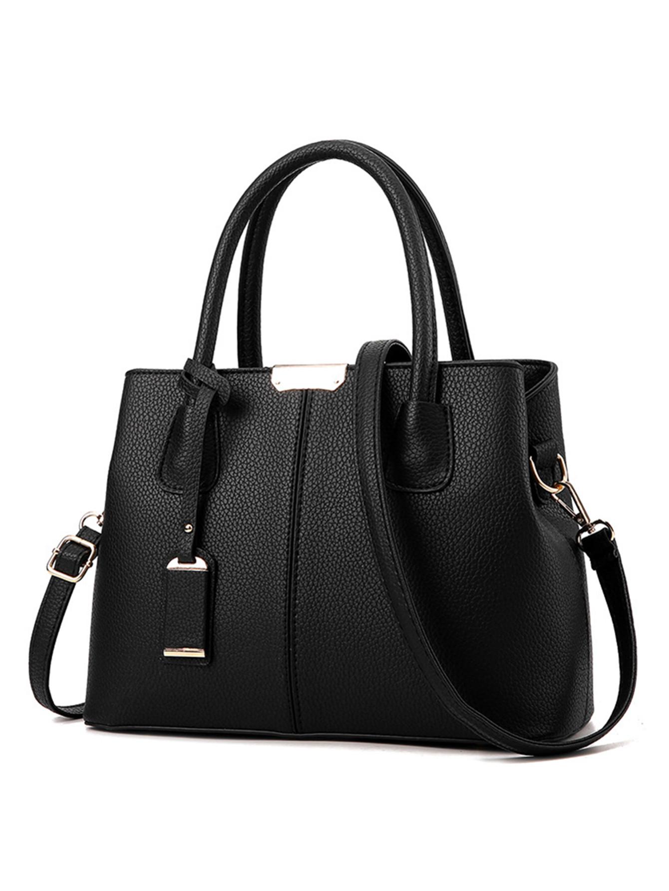 Women s Bag New Fashiable and High end Texture Single Shoulder Oblique Cross European and American Handheld Women s Bag чёрный