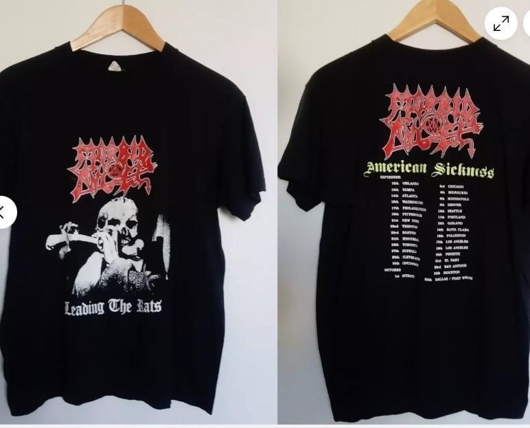 Morbid Angel Band American t Shirt  2 sided  design  BEST GRAPHIC Unisex T-Shirt S