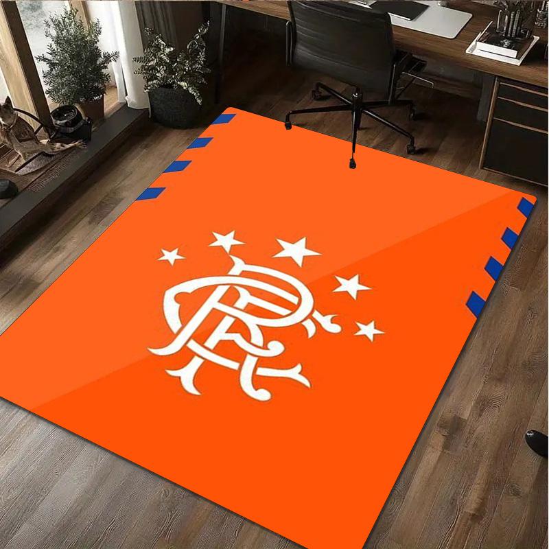 1Pc Rangers Football Club Print Rug - Home Decoration Carpet For Living Room Bedroom Flooring Computer Chair Area Rug
