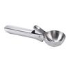 Ice Cream Scoop Stainless Steel Frosted Easy To Clean Thickened Large Caliber Ice Cream Ball Scooper for Cookie Dough L