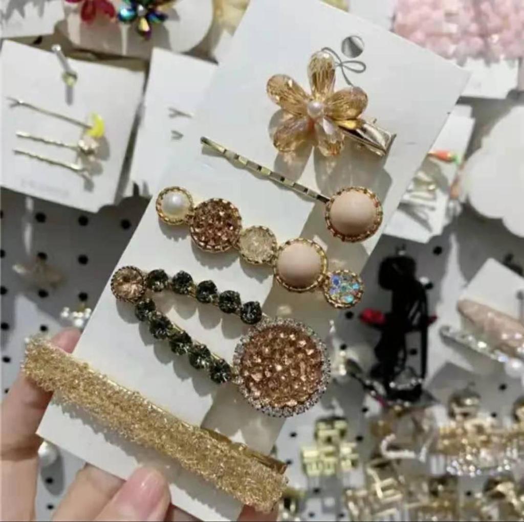 2022 Winter Korean Style Metal Hair Clip for Girls - Trendy Bangs Hairpin and Side Clip Hair Accessories