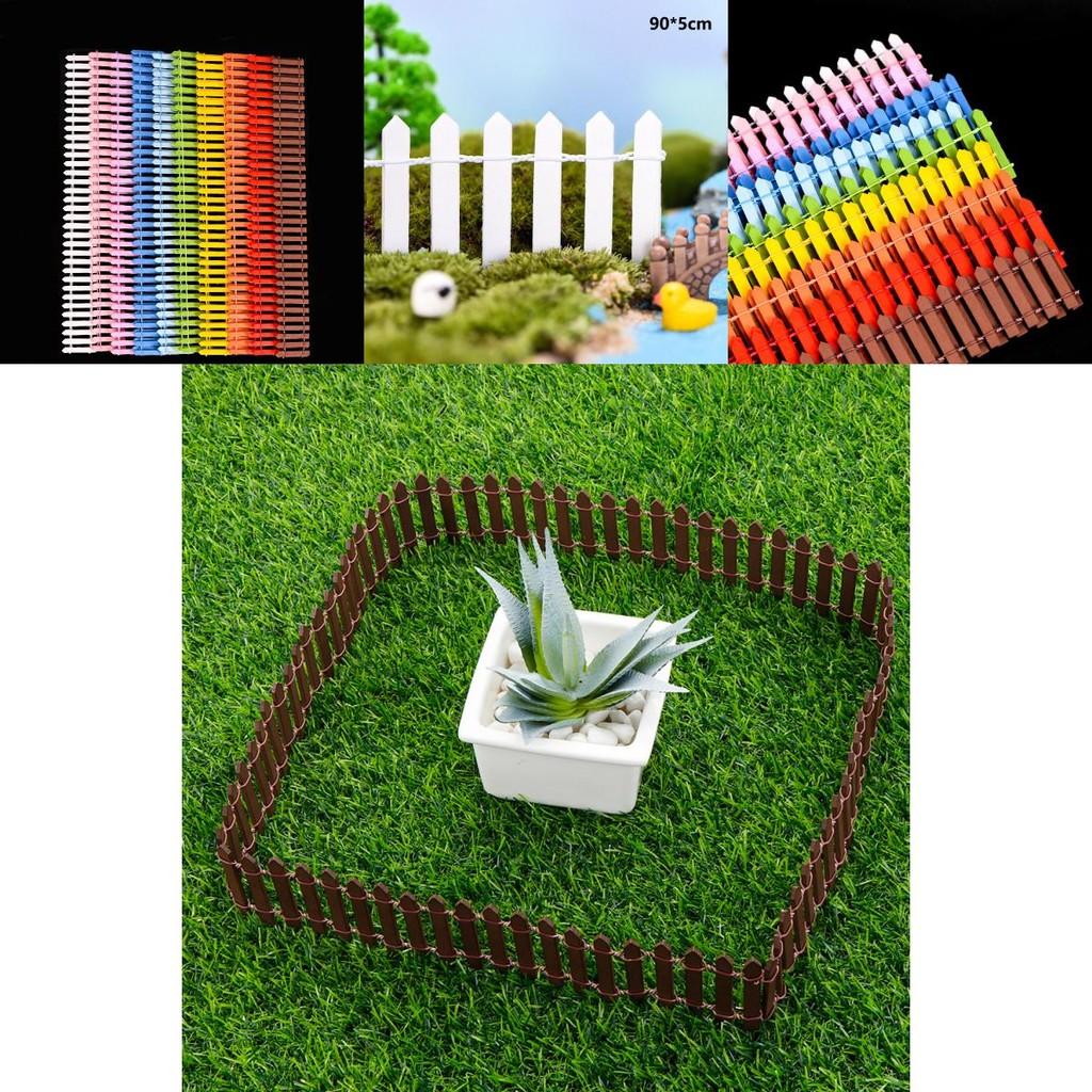 90cm Mini Wood Fence Perfect For Dollhouse Landscape Decoration**