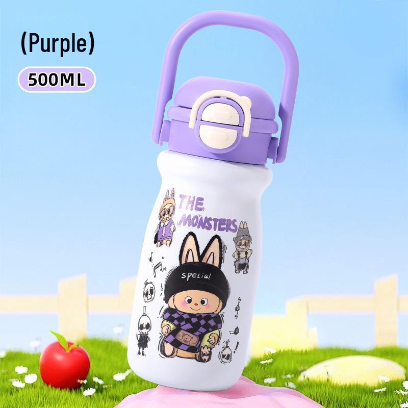 

Высококачественная двухцветная термокружка из нержавеющей стали 316 большой вместимости 500ml фиолетовый