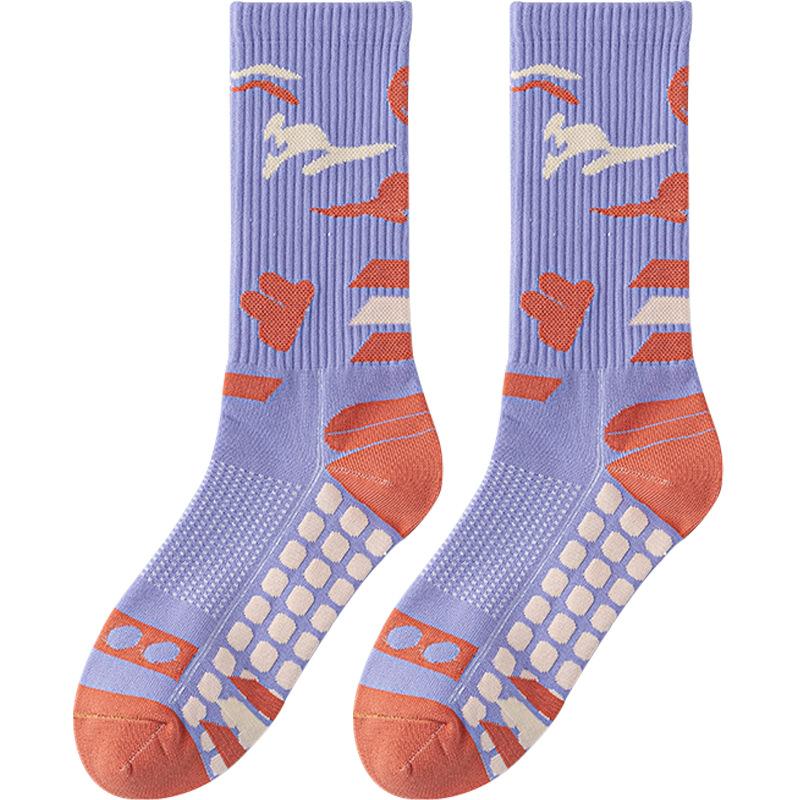 Women's Yoga Socks, Sports Hiking, Running, Cycling Long Stockings, Anti-slip, Fashionable and Trendy, Elastic, Slightly Pressurized and Breathable