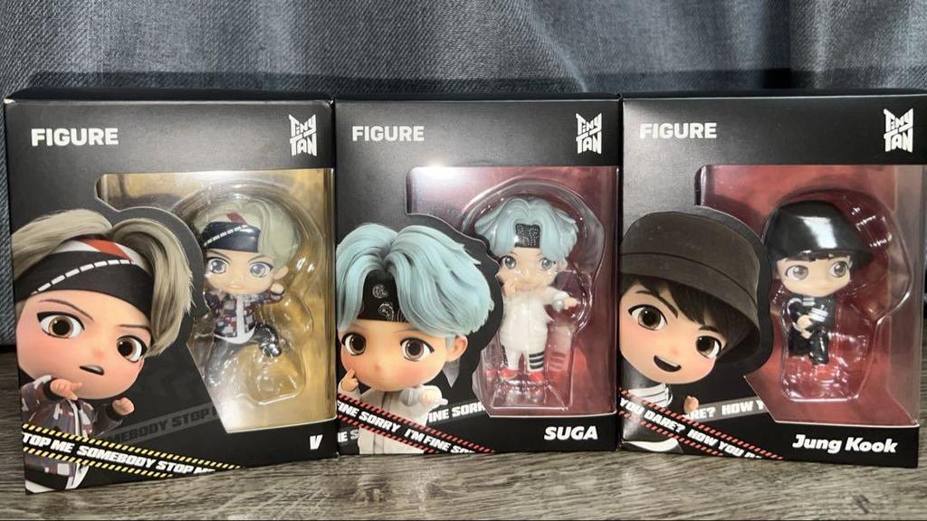 [USED] TinyTAN Mini Figures JUNGKOOK V SUGA