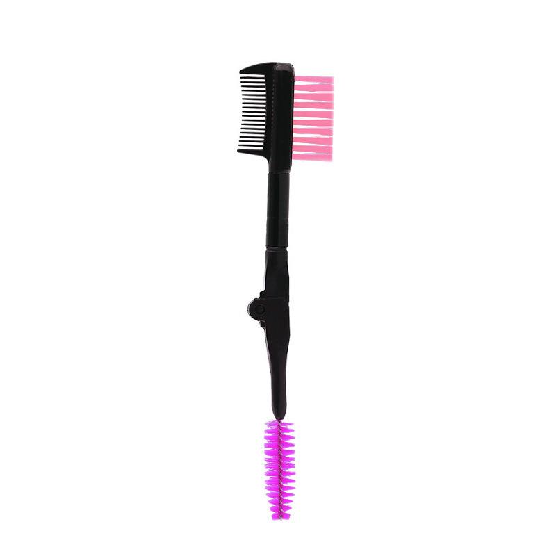 1 Pcs Double Head Foldable Eyebrow Comb Multiple-Purpose Eyebrow Brush Comb Professional Eye Makeup Tool Cosmetic Accessories