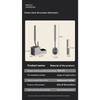 Wall-mounted Toilet Brush Household No Dead Angle Bathroom Brush 2025 New Bathroom Toilet Cleaning Small Brush