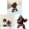 Resin Gorilla Boxing Figurine With Animal Design For Home Decor And Collectors
