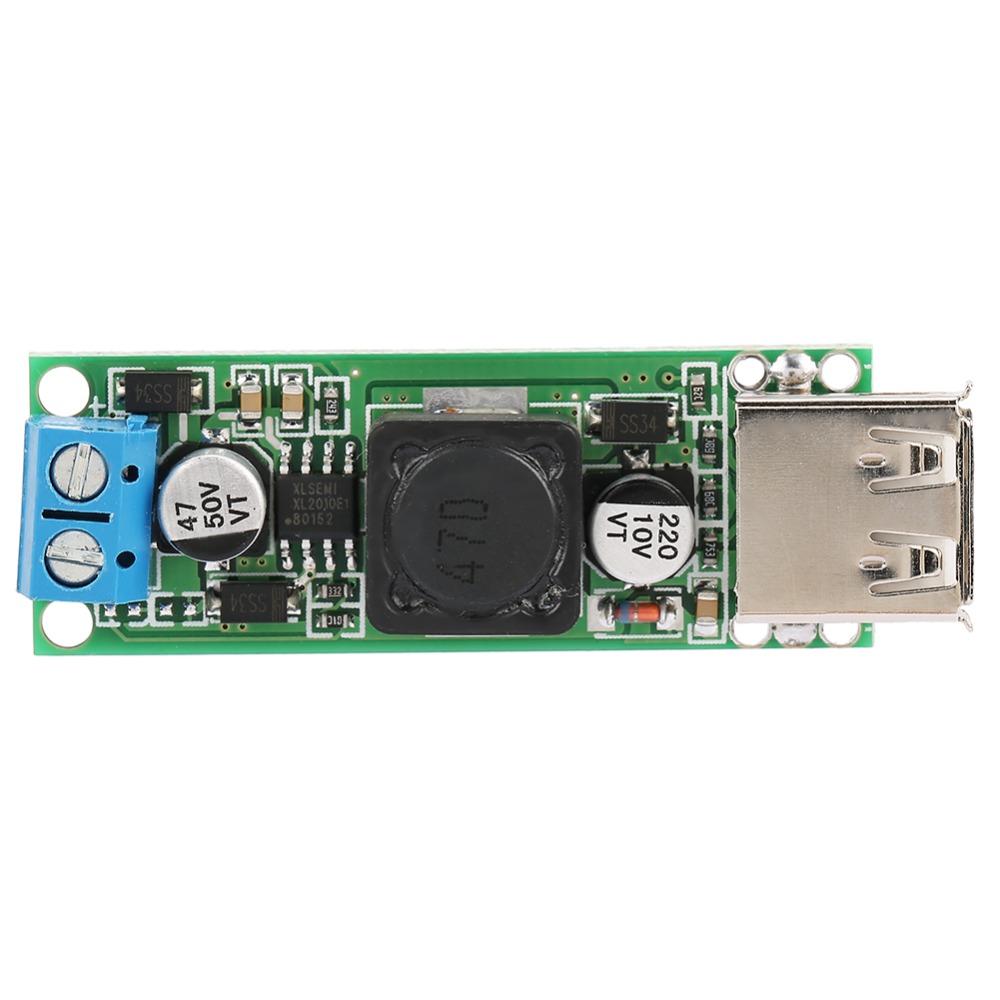 Single USB DC-DC Converter Module DC12V 24V Step Down Voltage Module  Power Regulation