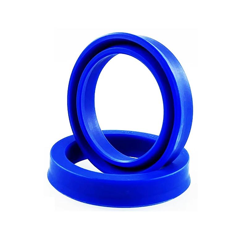 2Pcs PU Hydraulic Oil Seals with Single Lip Radial Shaft for Equipment Repair