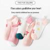 Langsha Girls' Summer Thin Breathable Cotton Mesh Short Socks