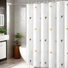 LIEI PEVA Waterproof Shower Curtain