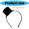 Adult Victorian Mini Top Hat Headband Fascinator Teas Party Headpiece 1920s Gatsby Party Costume Accessories for Womens