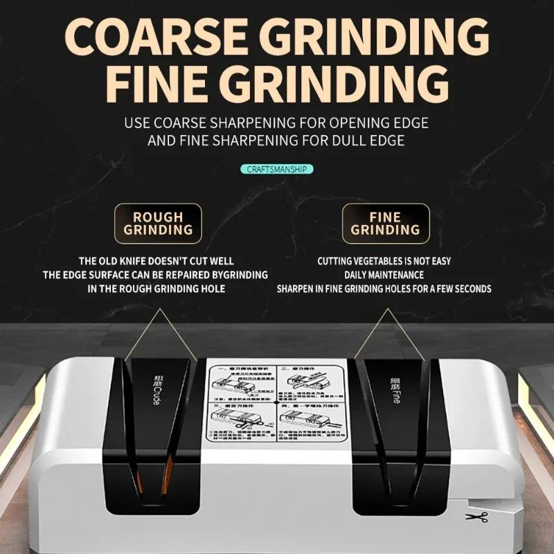 Electric Knife Sharpener Multi-function Automatic Cut Sharpener for Slotted Screwdrivers Scissors Knives Electric Fast Sharpener