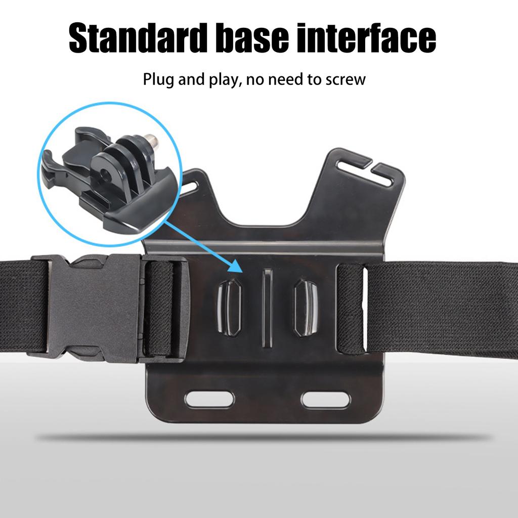 Vamson For Iphone 13 14 Samsung Huawei Chest Strap Belt Body Harness Phone Clip Mount For Insta360 For Gopro Hero 11 10 9 8 7