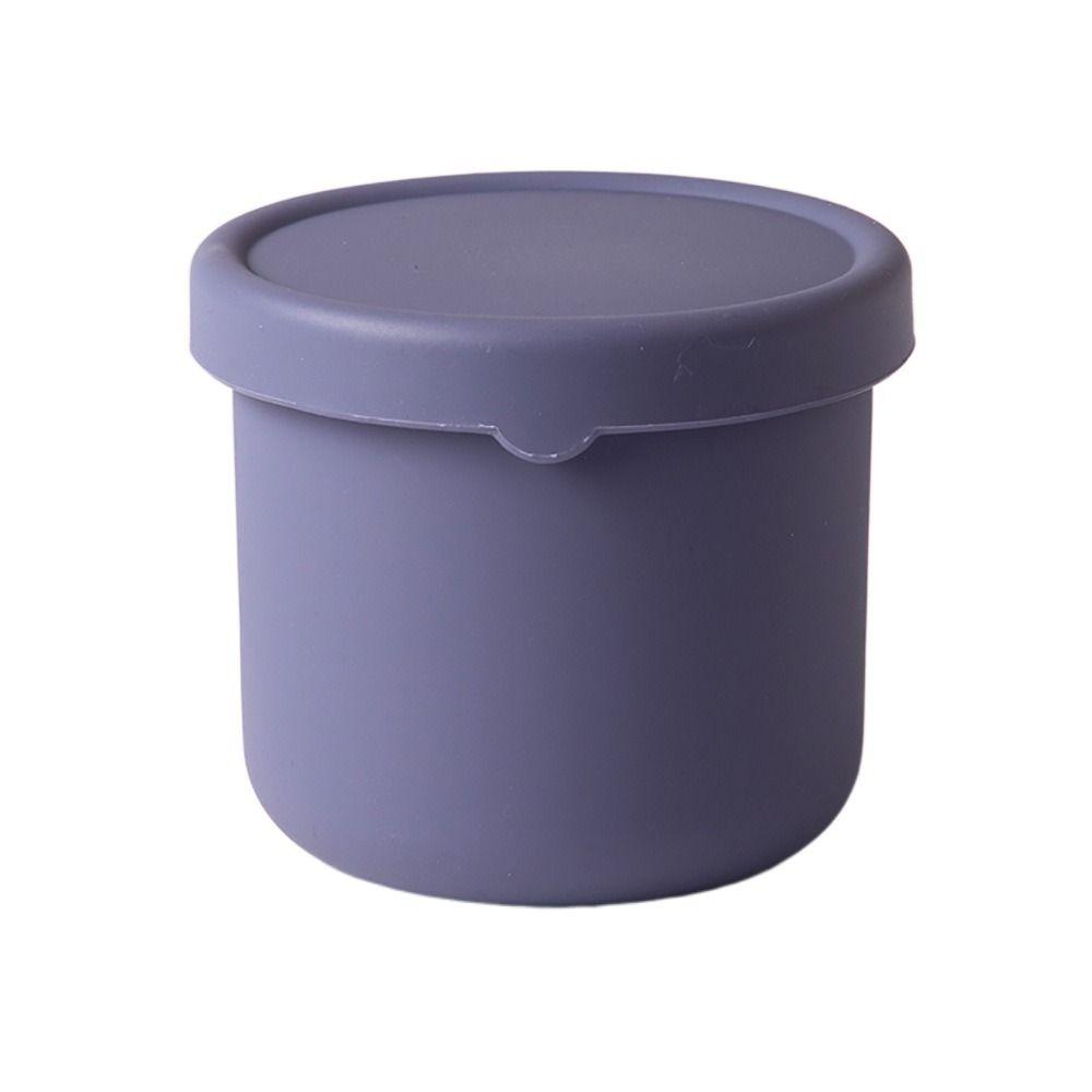 

Многоразовый контейнер для хранения продуктов Герметичная силиконовая миска Экологичные ланч-боксы Снек Small фиолетовый