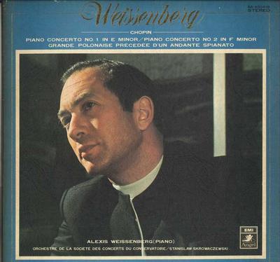 LP Record ALEXIS WEISSENBERG - Chopin: Piano Concerto No. 1 In E M AA93041B EMI ANGEL - Japan Classical Used