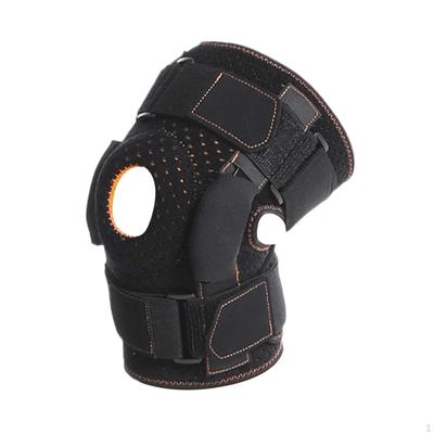 Knee Brace Band Hinge Resistance Stability Black Protective for Running Basketball Meniscus