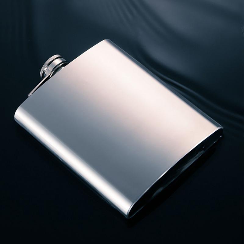 GIANXI Outdoor Stainless Steel Hip Flask Wine Whisky Pot With Leather Portable Travel Flask For Alcohol Drinkware