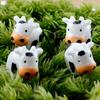 10pcs Cute Craft Cow DIY Accessories Animals Figurines Micro Landscape Miniatures Fairy Garden