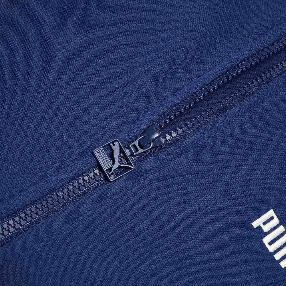 Puma Color Block Embroidered Sports Casual Knit Zip Up Stand Collar Long Sleeve Jacket Men Jackets 637924-12