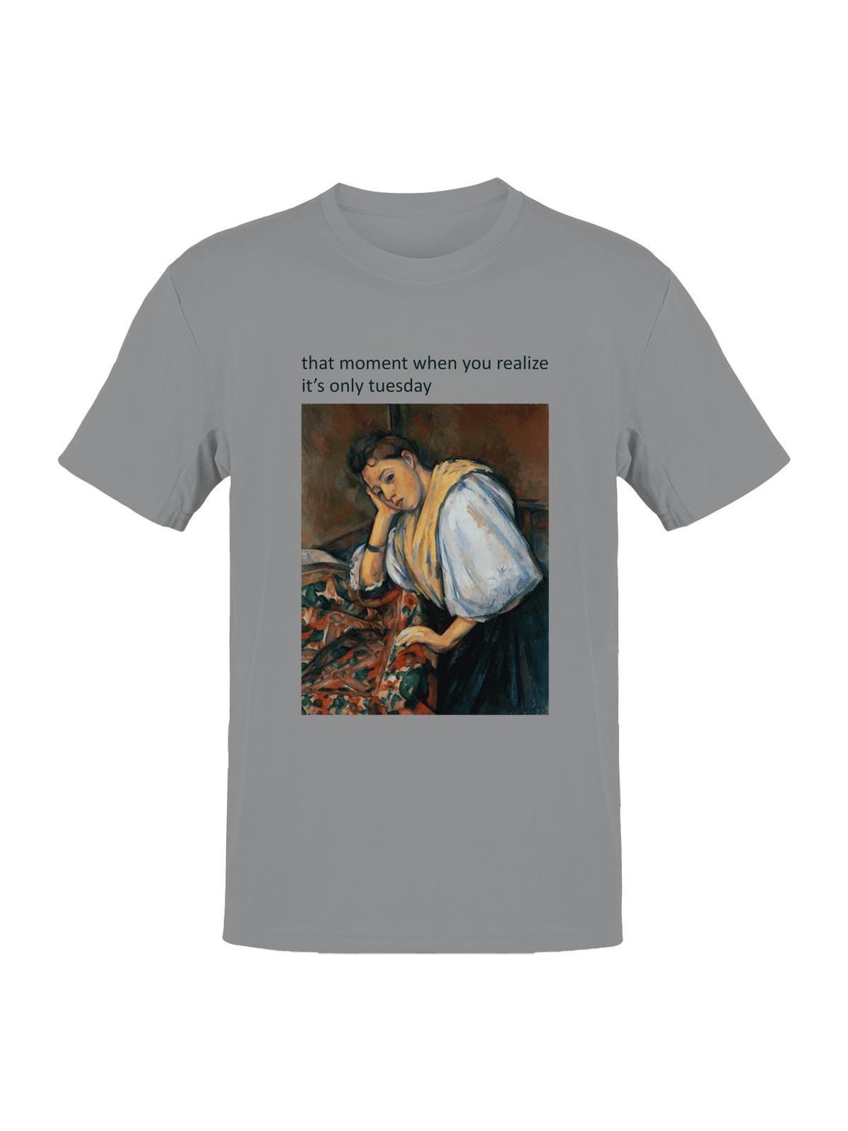 Tuesday Realization Modern Art Men s T-shirt L