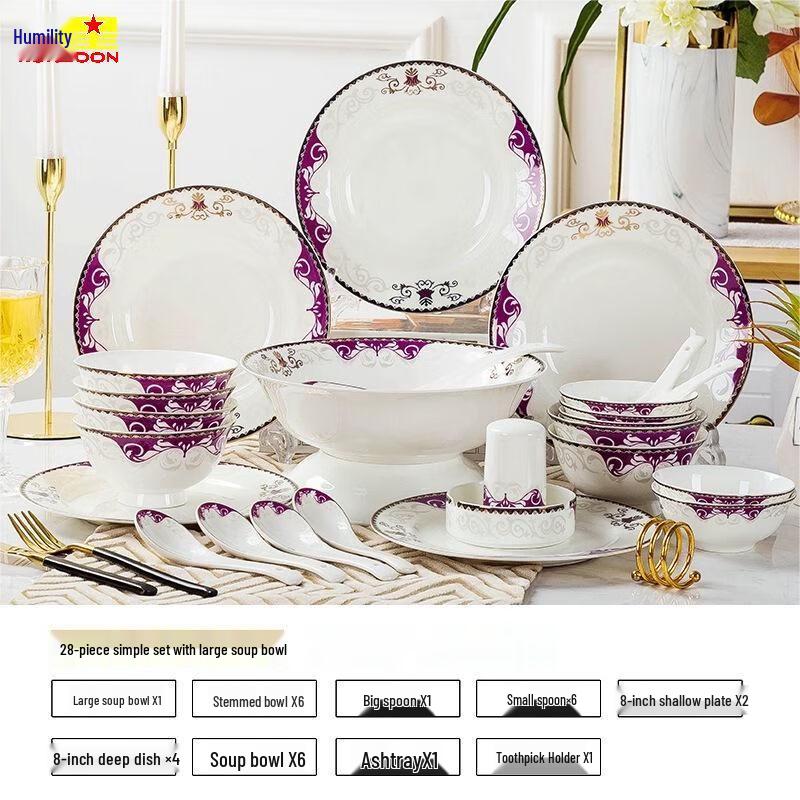Qianxing Japanese Ceramic Dinnerware Set