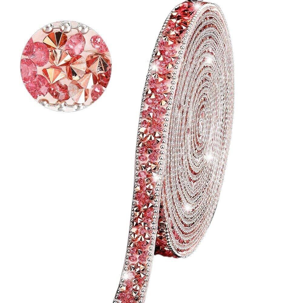 

Self Adhesive Crystal Rhinestone Sticker Bling Crystal DIY Sticker Diamond Ribbon 1cm Width Crystal Roll Glitter