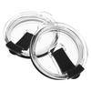 2pcs Leak Proof Lid For 20 Oz Tumbler Replacement Black Spill Resistant Cup Lid Lids For Tumblers