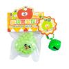 Cartoon Fruit Squeeze Toy with Bell Ball Chain Stress Relief Slow Rising Fruit Sensory Fidget Toy Keychain Pendant Party Favors