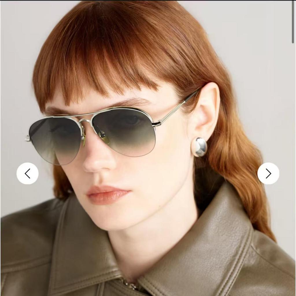 AMELIA Unisex Aviator Sunglasses: Trendy, Handmade Metal for Holidays & Parties