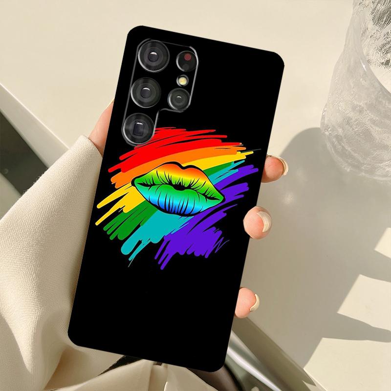 Gay Pride LGBT Rainbow Flag Case For Samsung Galaxy S25 Ultra S21 S22 S23 S24 Ultra S9 S10 Plus S20 FE S25 FE Back Cover