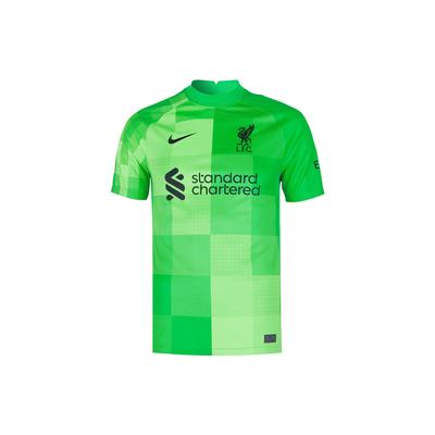 Liverpool 21/22 Season Colorblock Crew Neck Short Sleeve Football Jersey Men Football Jersey Green DB2559-330