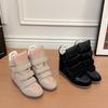 Autumn Velcro Women's Shoes, Color-Blocked Sporty Casual High-Top Shoes