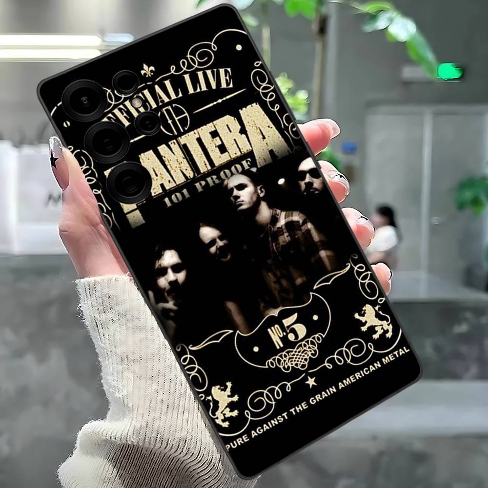 Classic Groove Metal Band P-Pantera Phone Case For Samsung S 9 10 20 21 22 23 30 23 24 Plus Lite Ultra FE S10lite Funda