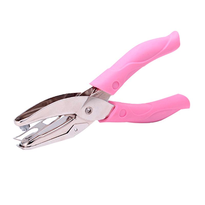 Heart-Shaped Metal Single Hole Punch for Loose-Leaf Papers – Ideal for Students and Crafts