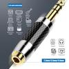 HiFi Sound 6.35mm To 2.5 3.5 4.4mm Earphone Sound Adapter, Metal Headphone Converters for Enhances Sound Experiences