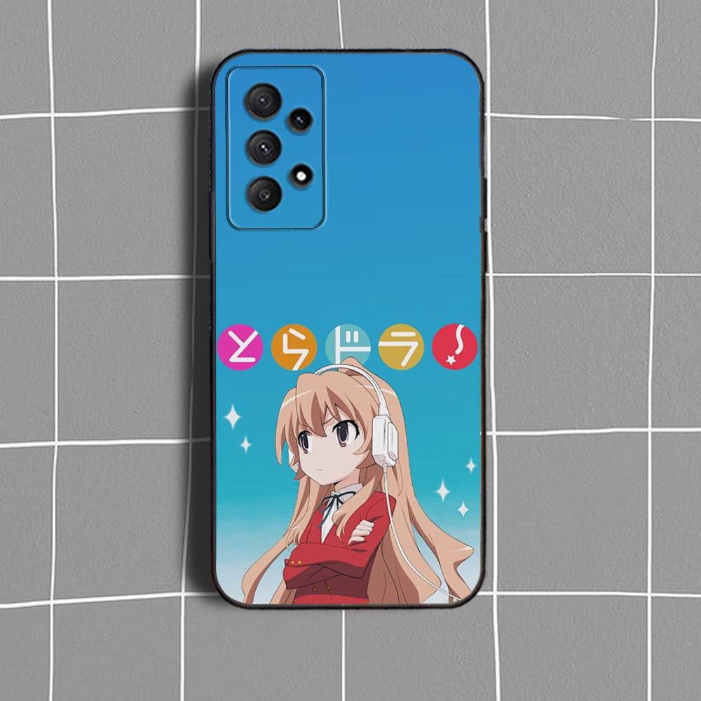 T-Taiga T-Toradora Aisaka Phone Case For Samsung Galaxy A73,31,32,72,41,53,52,71,22,5G,Note,J7,8,9 Soft Black Cover