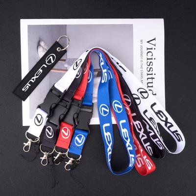 Car Motorrad Lanyard Nylon Printing Style Keychain for ES300 RX330 RX300 GS300 IS250 IS200 CT200h IS300 NX RX LX GX GS UP9