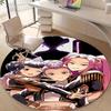 1pc KPop Demon Hunters13 Design Printed Area Round Carpet for Bedroom Living Room Home Decor Rugs Mat Non Slip Mat Rug for Bedside