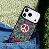 Hippy Hippie Psychedelic Art Peace phone case cover Compatible with for IPhone 17air 16e 15 14 13 12 11Pro Max 17 Air