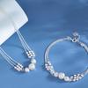 925 Silver Ball Necklace Bracelet Set for Woman Luxury Original Multi Layer Beads Jewelry Set Party Exquisite Jewelry