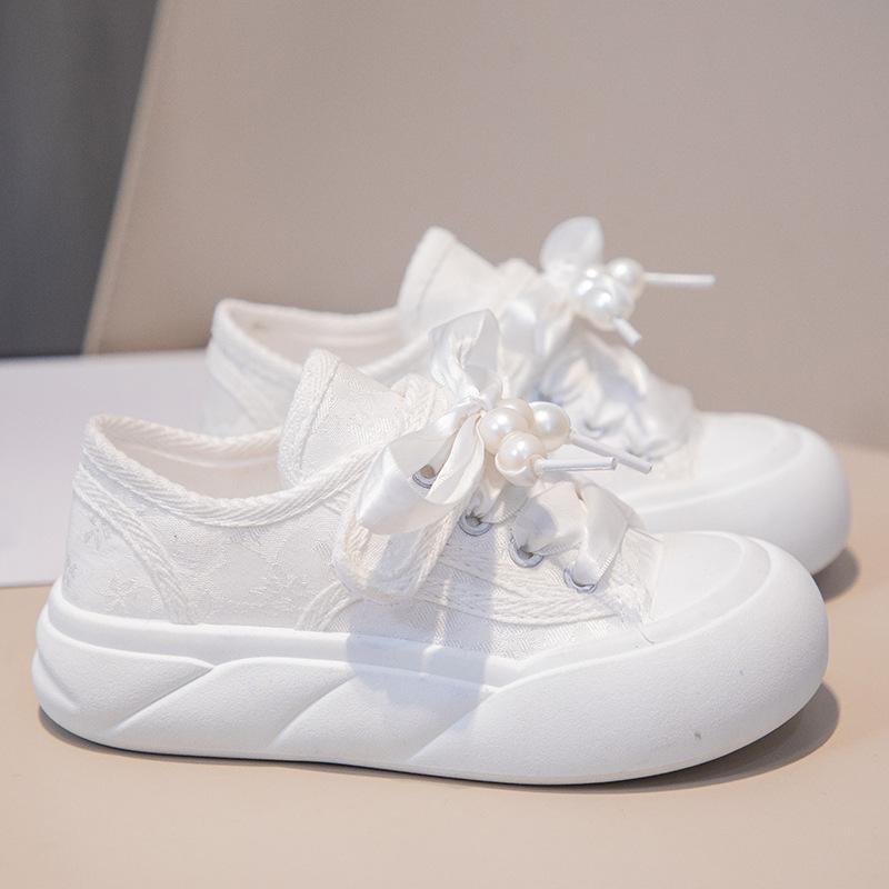 Children's canvas shoes breathable summer new student single shoes boys casual sports shoes girls soft bottom low-top classmates