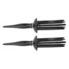 2pcs Professional Curling Roll Comb Easy Styling Voluminous Hair Comb Hair Curling Tool Salon Use