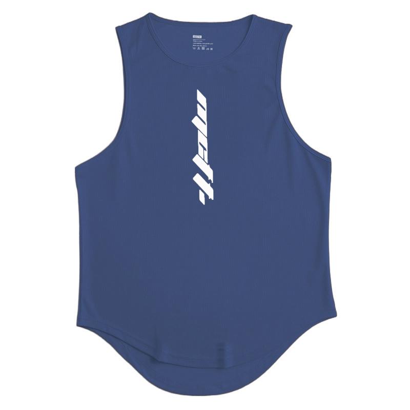 Letní rychleschnoucí fitness vesta Pánské síťované oblečení Vesta bez rukávů Volná Basketbal Běh Sportovní trend Trička s krátkým rukávem