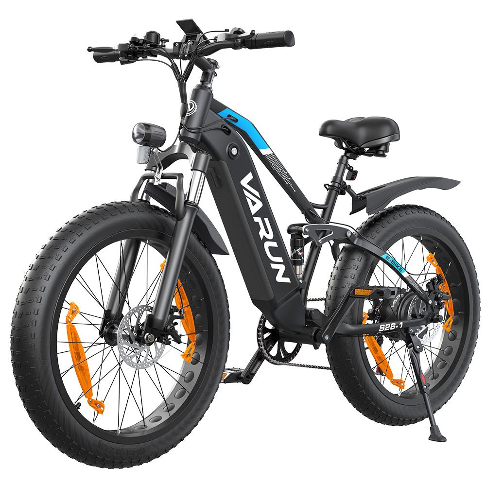Electric Bicycle Adult VARUN 26" 750W Motor All Terrain Ebike 48V 18AH Max Range 70Km Load 150Kg S26