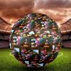 Masha and The Bear Print Size 5 Soccer Ball, Standard Match Football for Sports Game and Team Practice, Ideal Gift for Soccer Fans