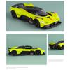 1/32 Scale Aston Martin Valkyrie AMR 001 Supercar Alloy Die Casting Metal Model Car Sound and Light Children's Toy Car Gifts for Boy